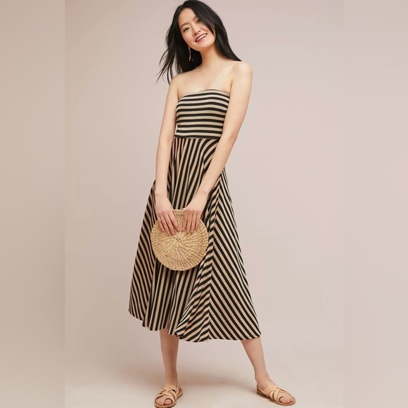 Maeve by Anthropologie Penny Midi Dress - Picture 1 of 8